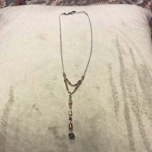 Yellow Crystal Necklace